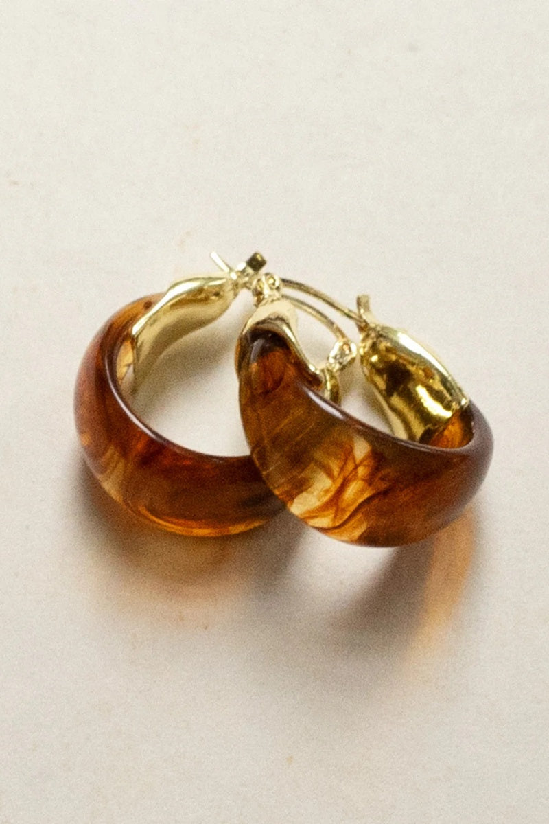 Amora™ Amber Half Hoop Earrings