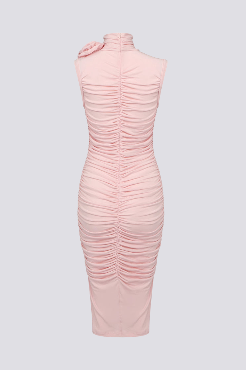 Amora™ Cléophée Çiçekli Dantelli Midi Elbise
