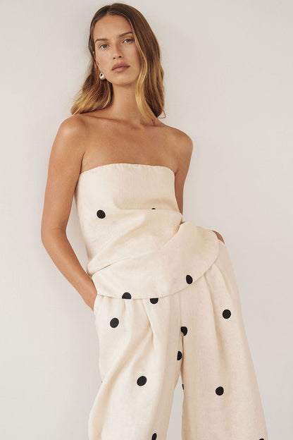 Amora™ Polkadot Pantolon Takım