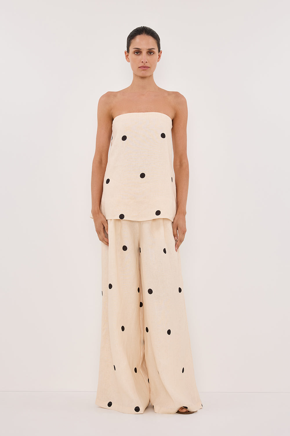 Amora™ Polkadot Pantolon Takım