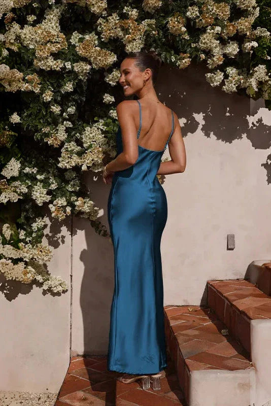 Amora™ Willow Uzun Elbise - Lacivert