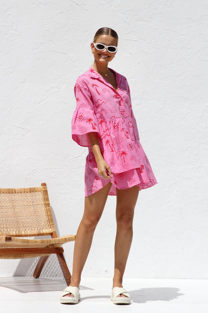 Amora™ Shelby Elbise PEMBE
