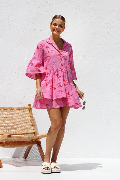 Amora™ Shelby Elbise PEMBE