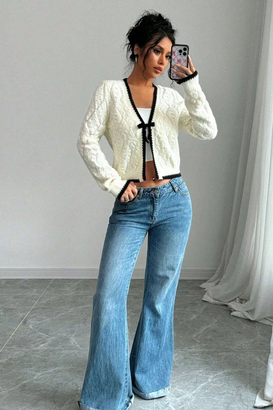 Amora™ Seksi V Yakalı Hırka