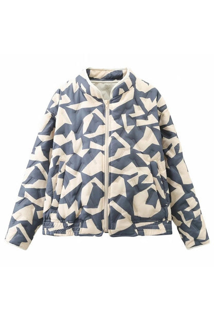 Amora™ Pacino Patchwork Kırpılmış Bomber Ceket
