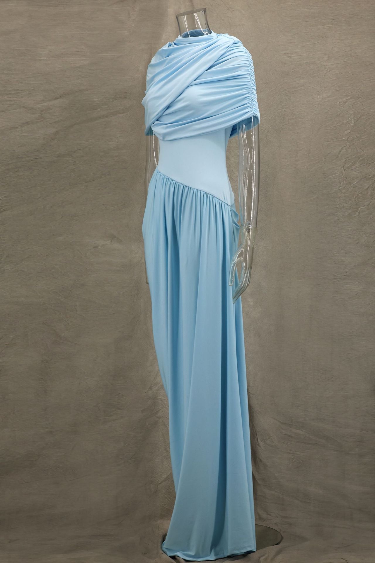 Amora™ Cloud Drape Ruched Wrap Maxi Dress