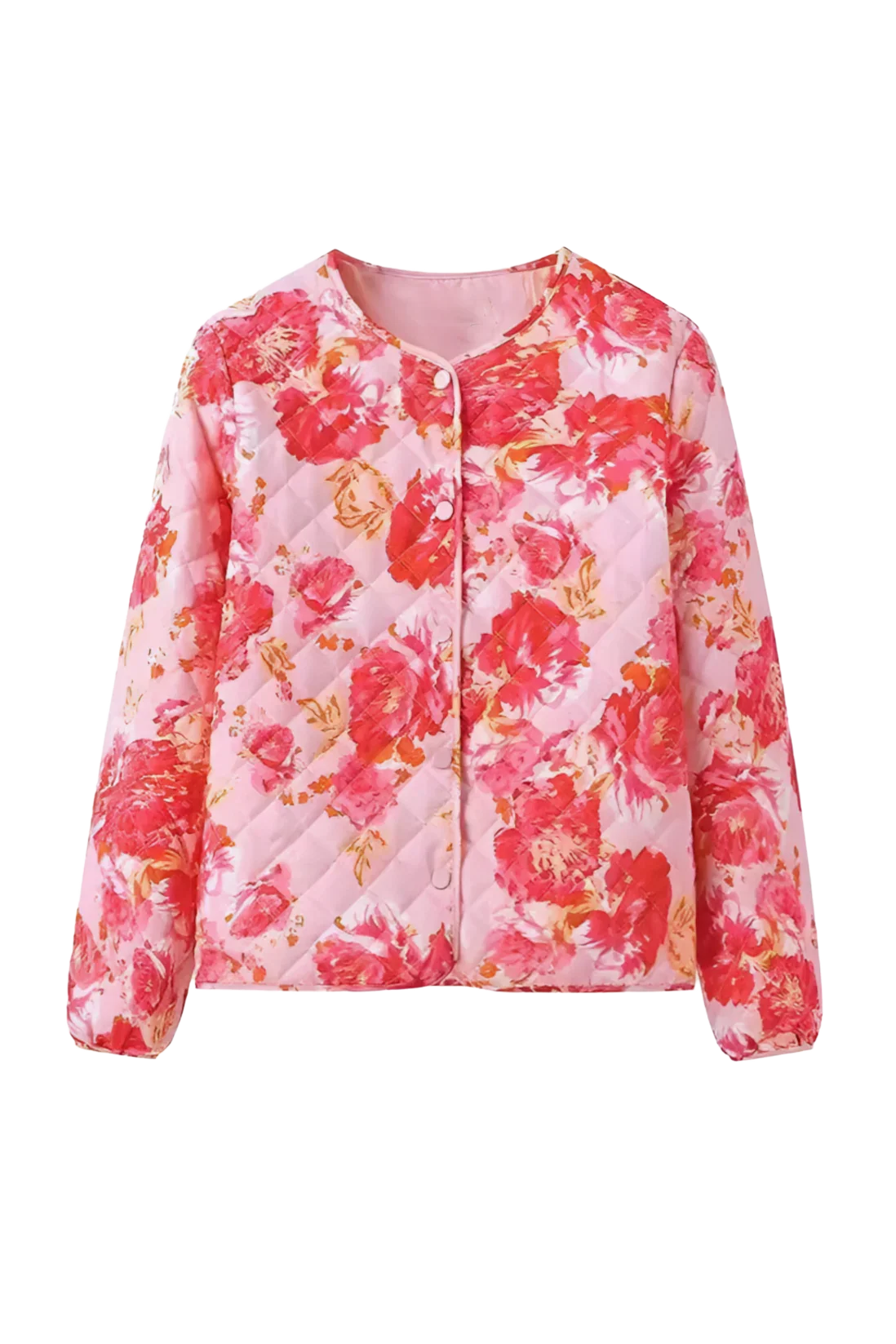 Amora™ Maeve Floral Jakarlı Mikro Ceket
