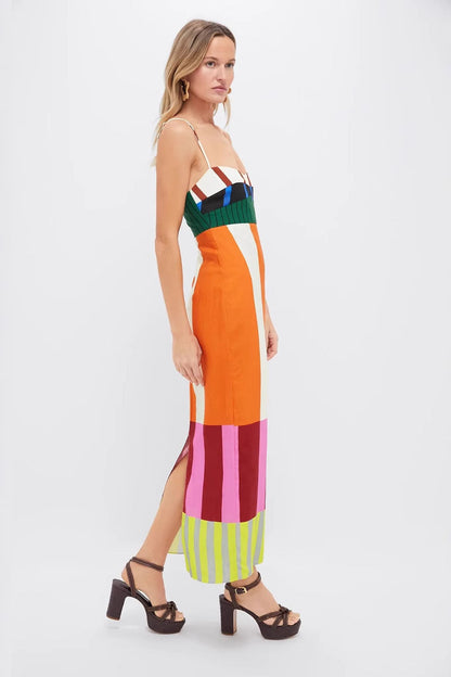 Amora™ Bengal Multi Paloma Maxi Elbise