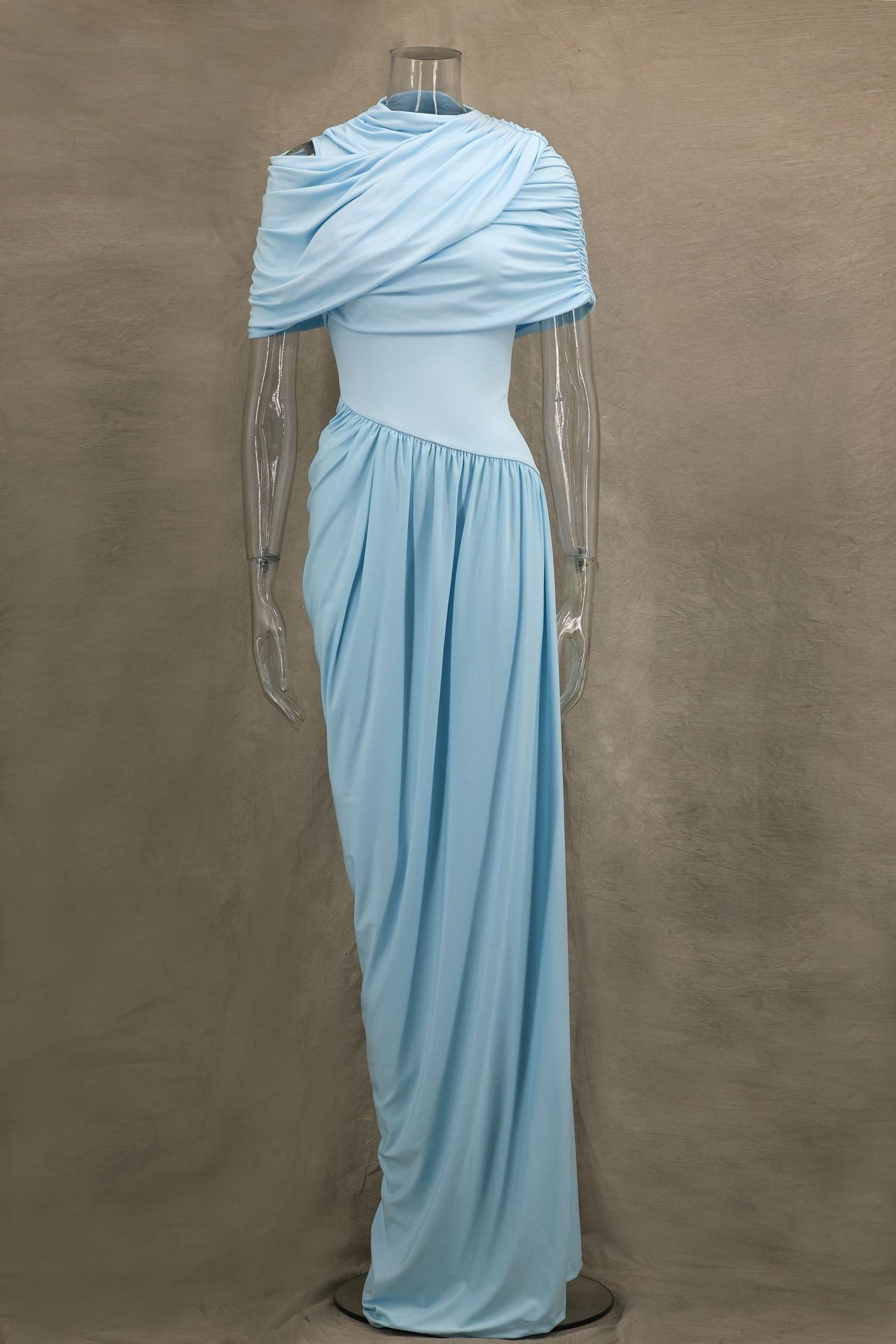 Amora™ Cloud Drape Ruched Wrap Maxi Dress