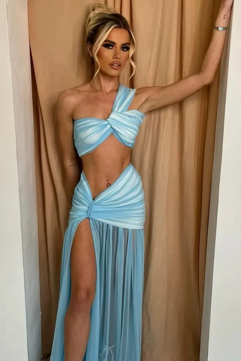 Amora™ Sexy Bikini Top Mesh Hip Skirt