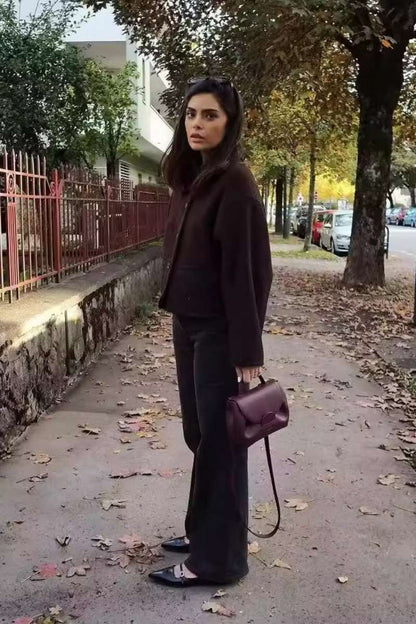 Amora™ Klasik Dik Yaka Ceket