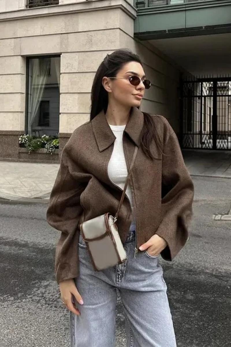 Amora™ Fermuarlı Ceket
