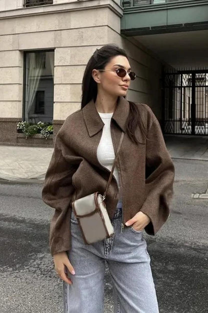 Amora™ Fermuarlı Ceket