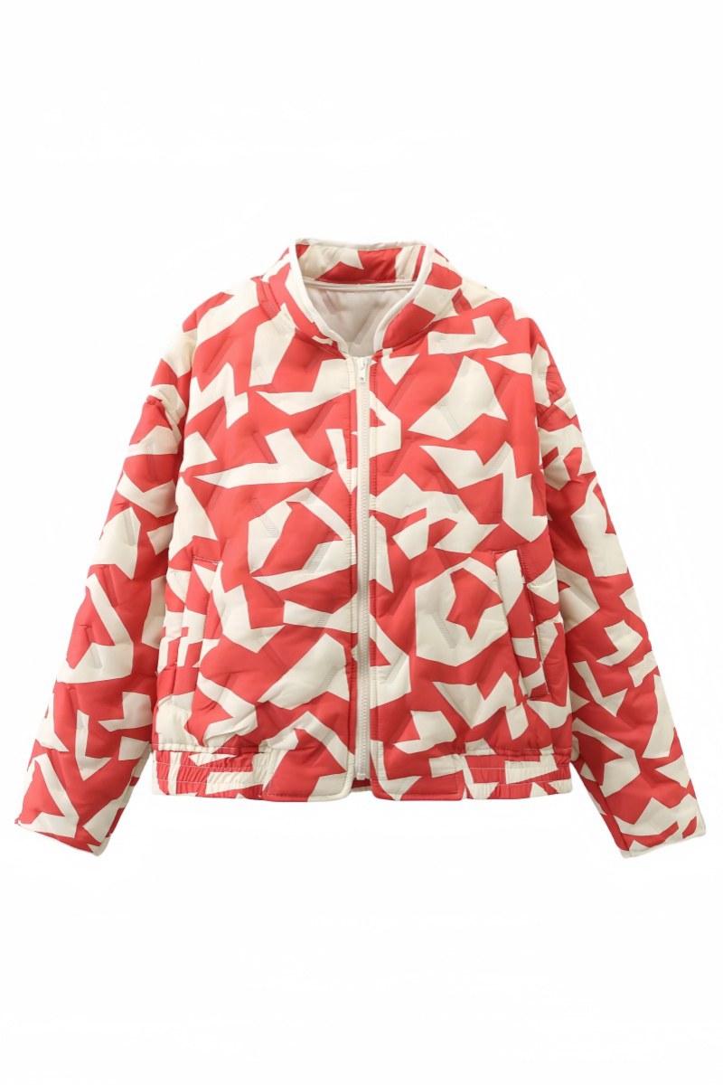 Amora™ Pacino Patchwork Kırpılmış Bomber Ceket