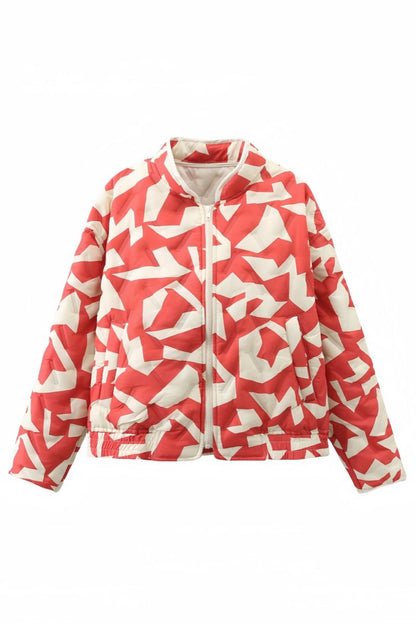 Amora™ Pacino Patchwork Kırpılmış Bomber Ceket