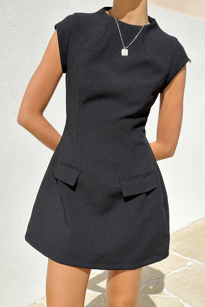 Amora™ Thea Mini Elbise - Siyah