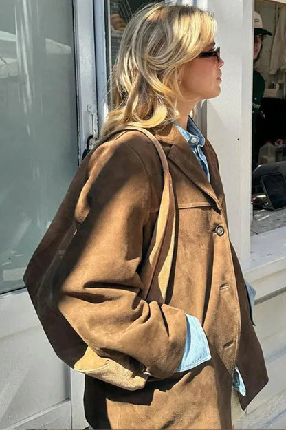 Amora™ Süet Deri Blazer