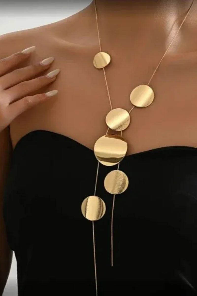 Amora™ Noira Luxe Circle Drop Necklace