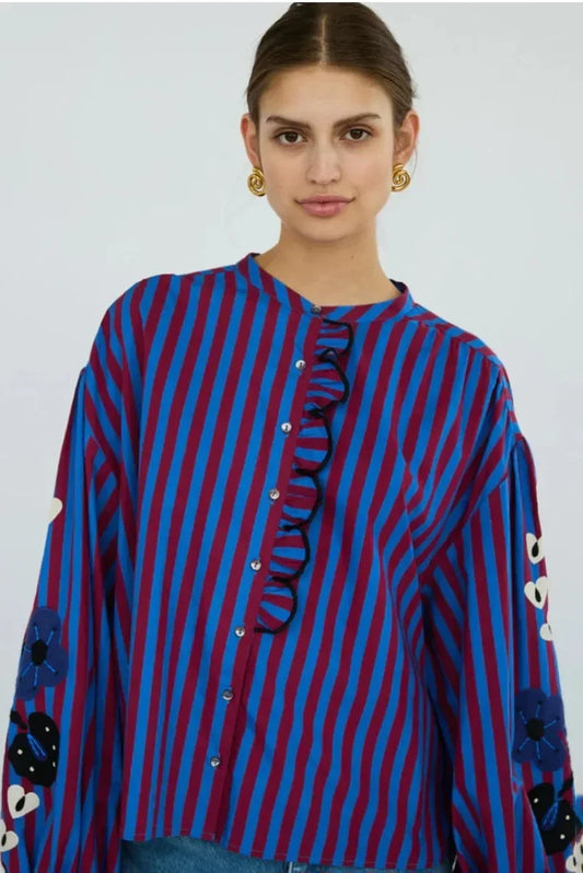 Amora™ Vintage Atlıkarınca Bluz