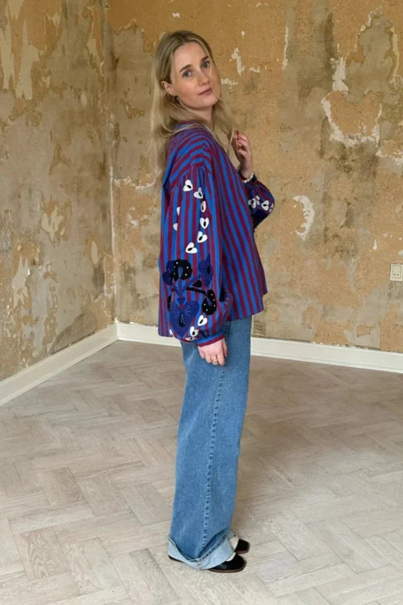 Amora™ Vintage Atlıkarınca Bluz