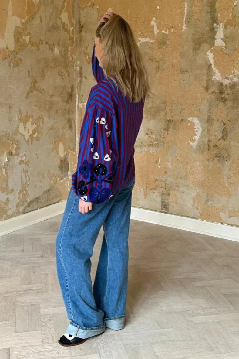 Amora™ Vintage Atlıkarınca Bluz