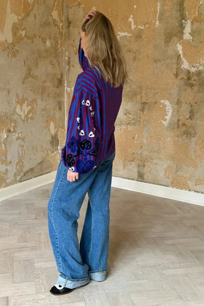 Amora™ Vintage Atlıkarınca Bluz