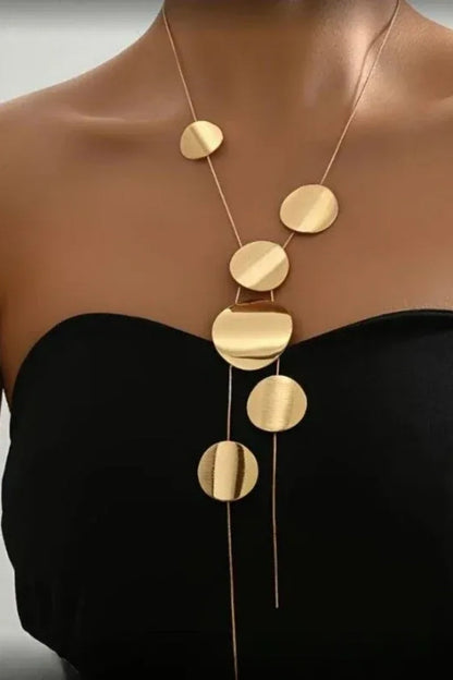 Amora™ Noira Luxe Circle Drop Necklace
