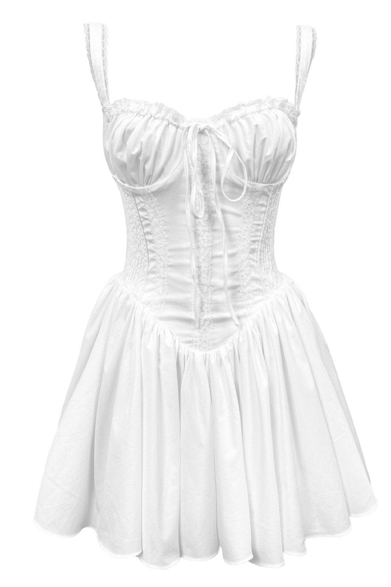 Amora™ Agnes Dantel Korse Mini Puf Elbise