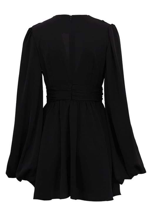 Amora™ Amelia Derin V Yaka Mini Elbise