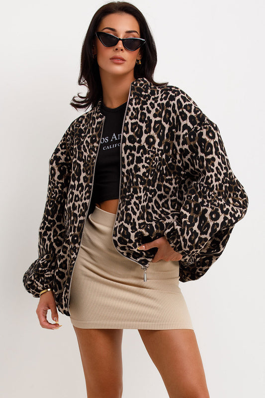 Amora™ Retro Leopar Desenli Mont