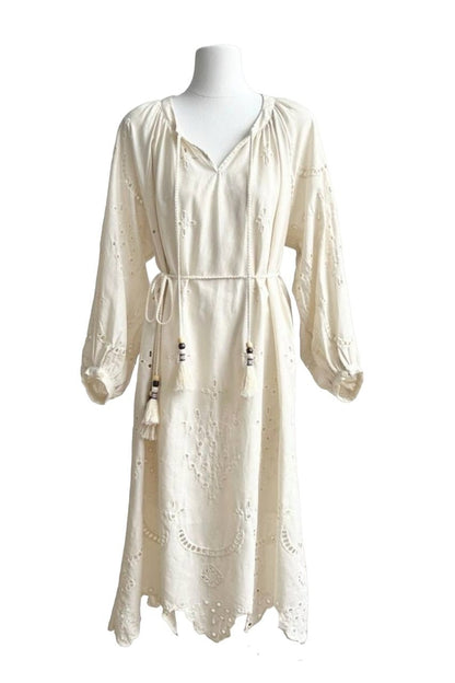 Amora™ Ariella İşlemeli Hollow Midi Elbise