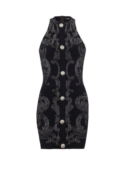 Amora™ Belinda Paisley Baskılı Örme Mini Elbise