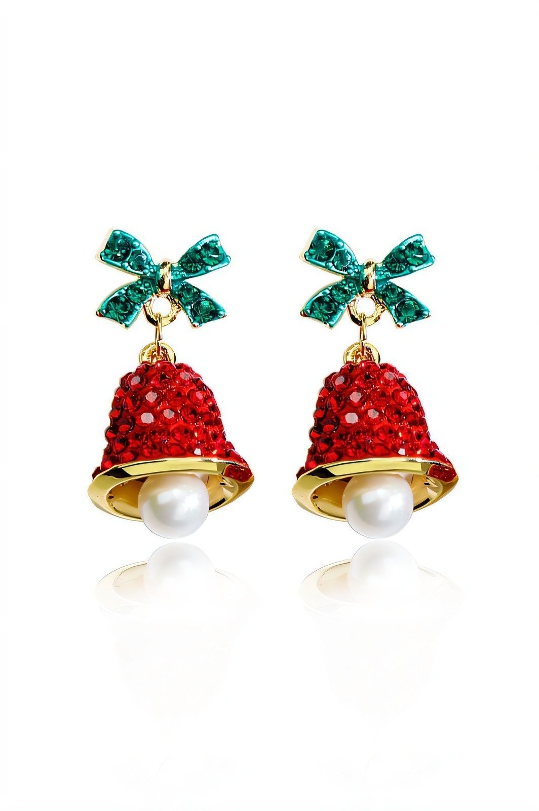 Amora™ Noel Fiyonk Jingle Bell Damla Küpe