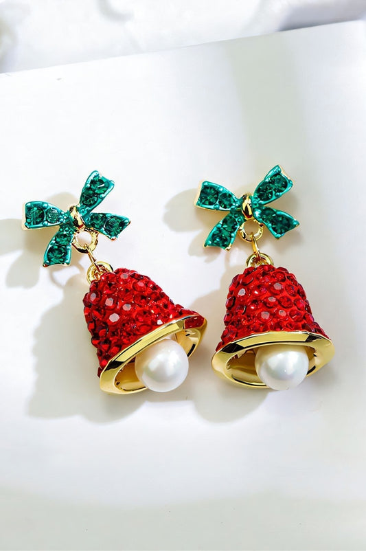 Amora™ Noel Fiyonk Jingle Bell Damla Küpe