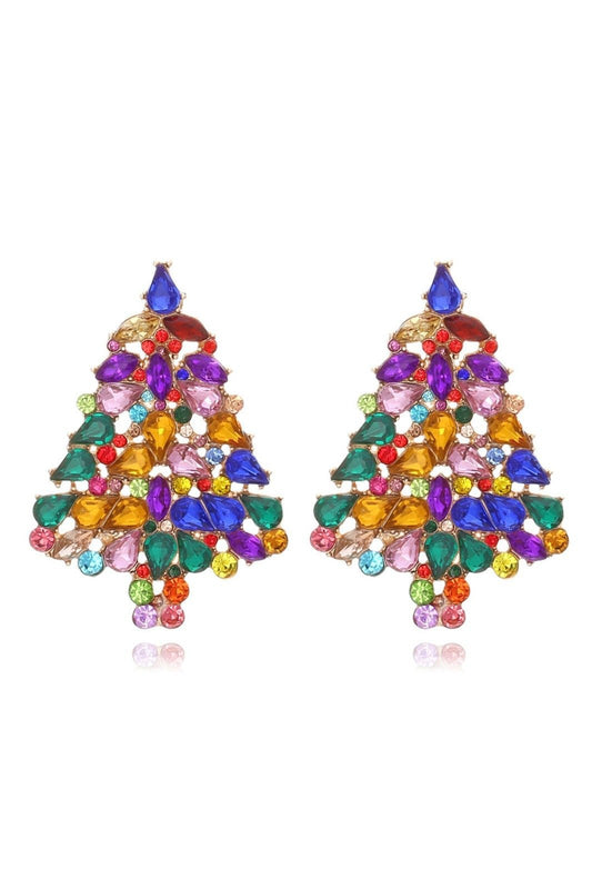 Amora™ Diamante Noel Ağacı Küpeleri