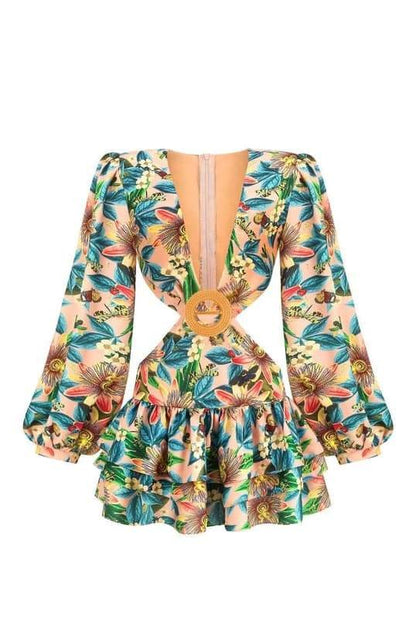 Amora™ Edana Cut-out Katmanlı Mini Elbise