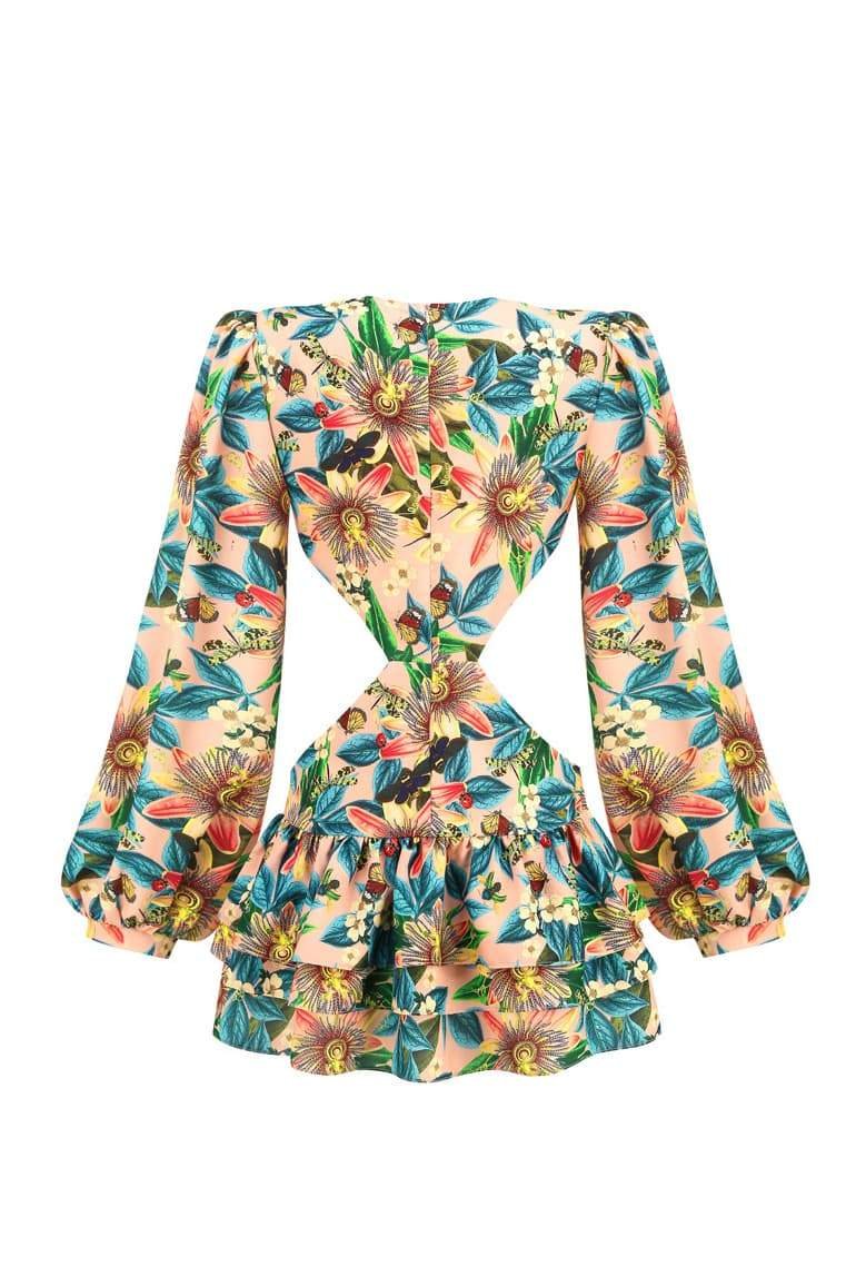 Amora™ Edana Cut-out Katmanlı Mini Elbise
