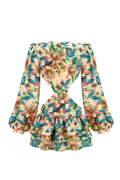 Amora™ Edana Cut-out Katmanlı Mini Elbise