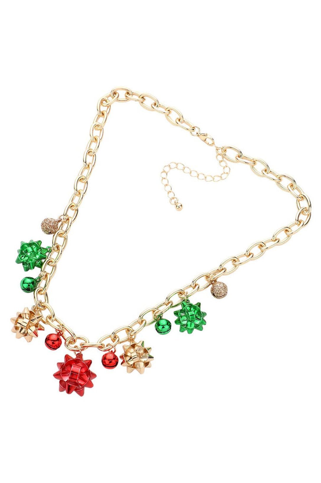 Amora™ Eileen Noel Jingle Bell Alaşım Çiçek Kolye