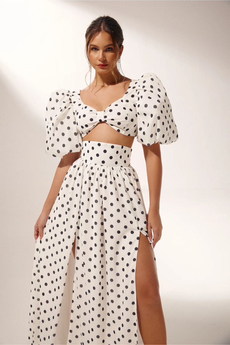 Amora™ Ellie Polka Dot Etek Takımı