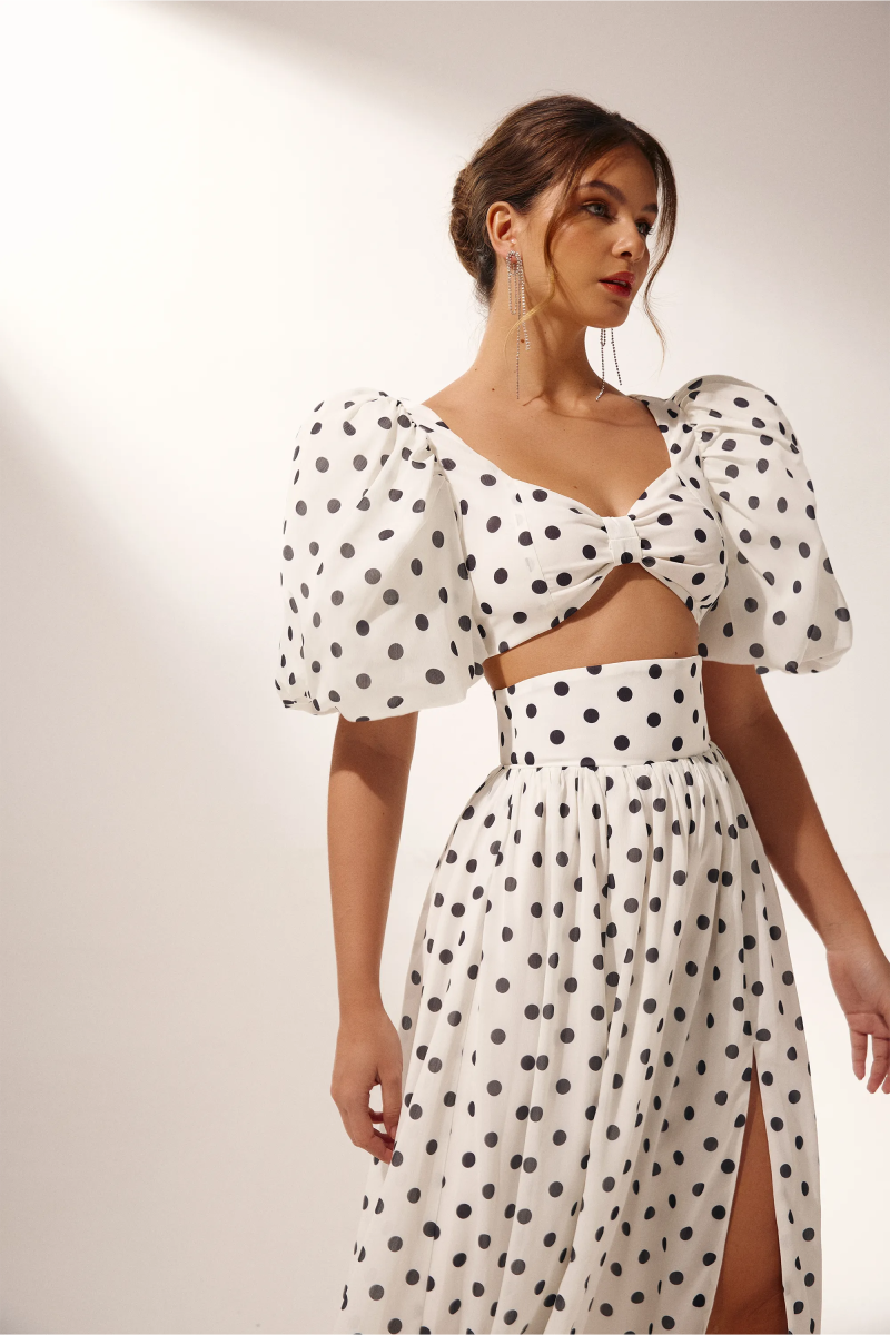Amora™ Ellie Polka Dot Etek Takımı