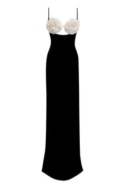 Amora™ Emily Çiçekli Bandaj Uzun Slip Elbise