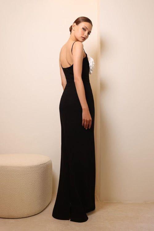Amora™ Emily Çiçekli Bandaj Uzun Slip Elbise