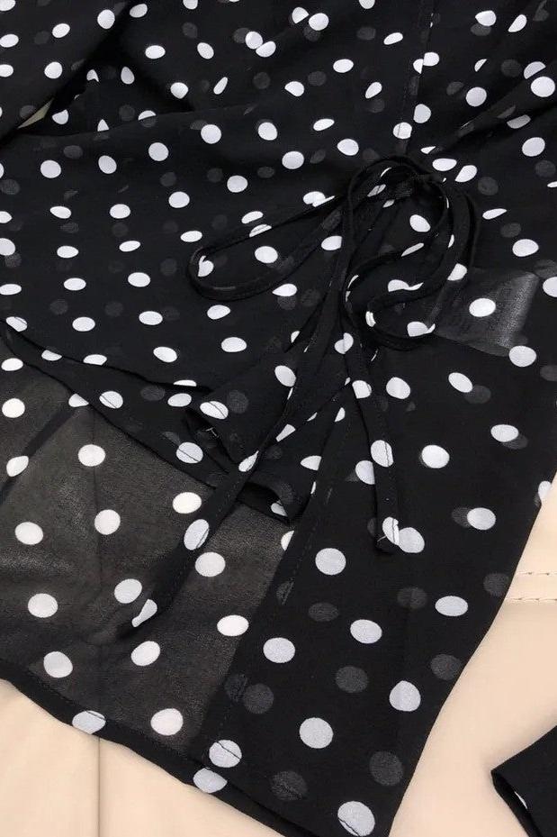 Amora™ Gilda Polka Dot Uzun Kollu Bluz