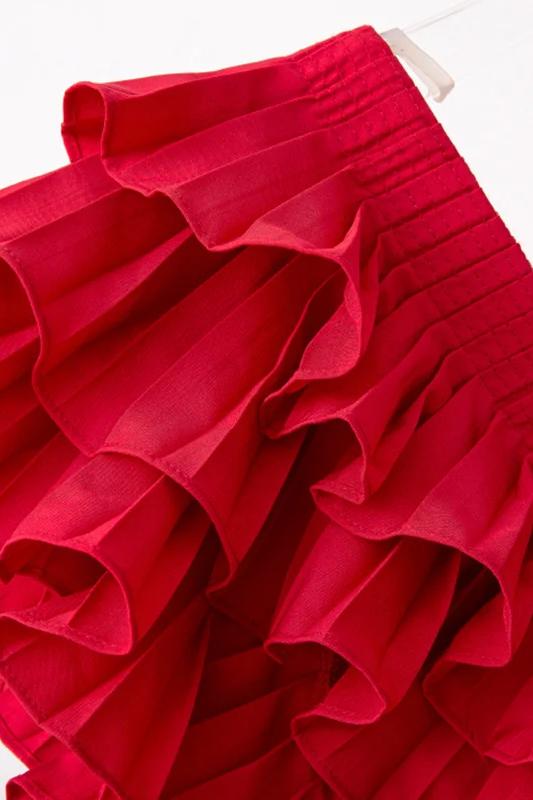 Amora™ Helen Ruffle V Yaka Bluz