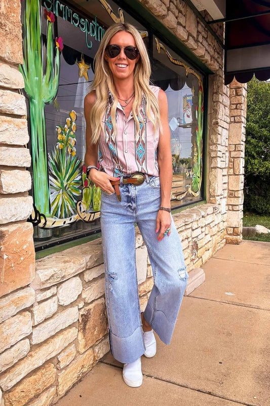Amora™ The Anson Aztec Button Down