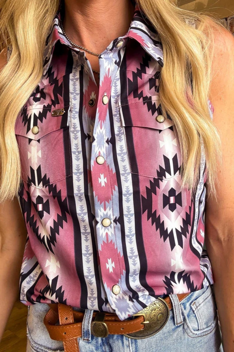 Amora™ The Anson Aztec Button Down