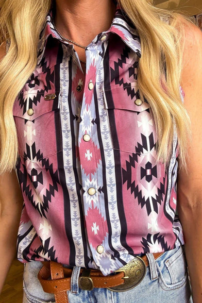 Amora™ The Anson Aztec Button Down