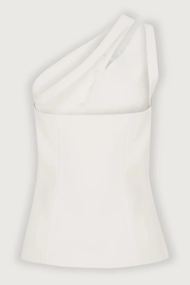 Amora™ Ascent One-Shoulder Button Detail Top