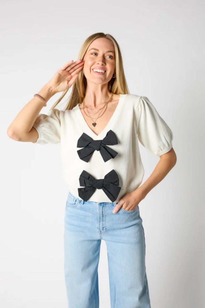 Amora™ Put A Bow On Me Top
